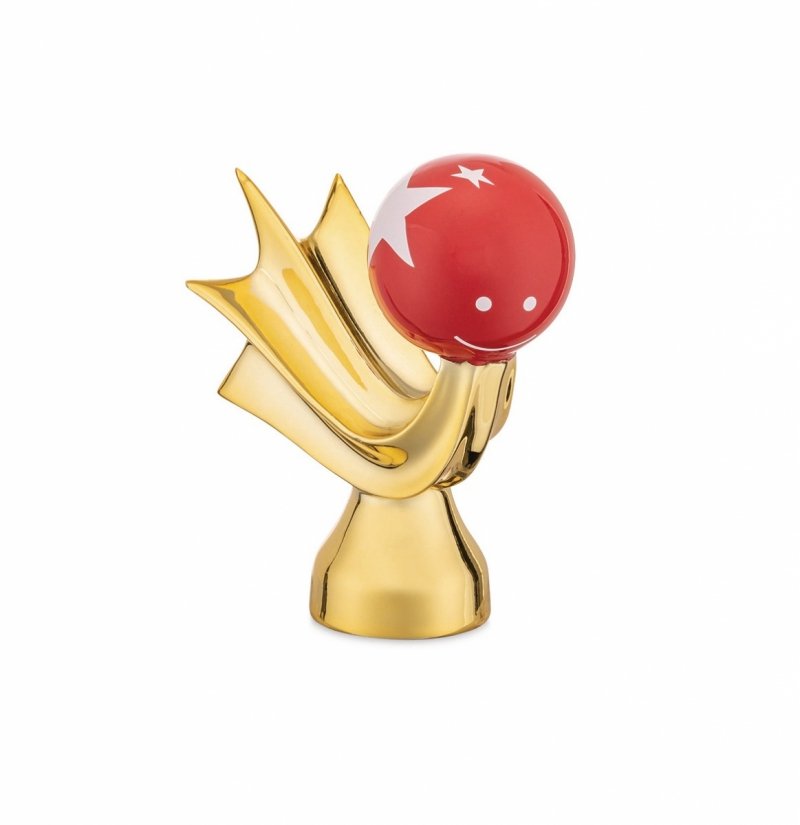 Alessi HAPPY ETERNITY BABY STAR Figurka Świąteczna / Złota