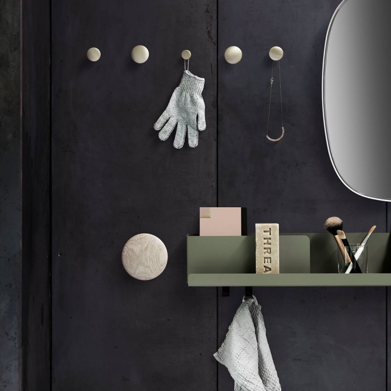 Muuto FOLDED Organizer - Półka Ścienna 63 cm Oliwkowa
