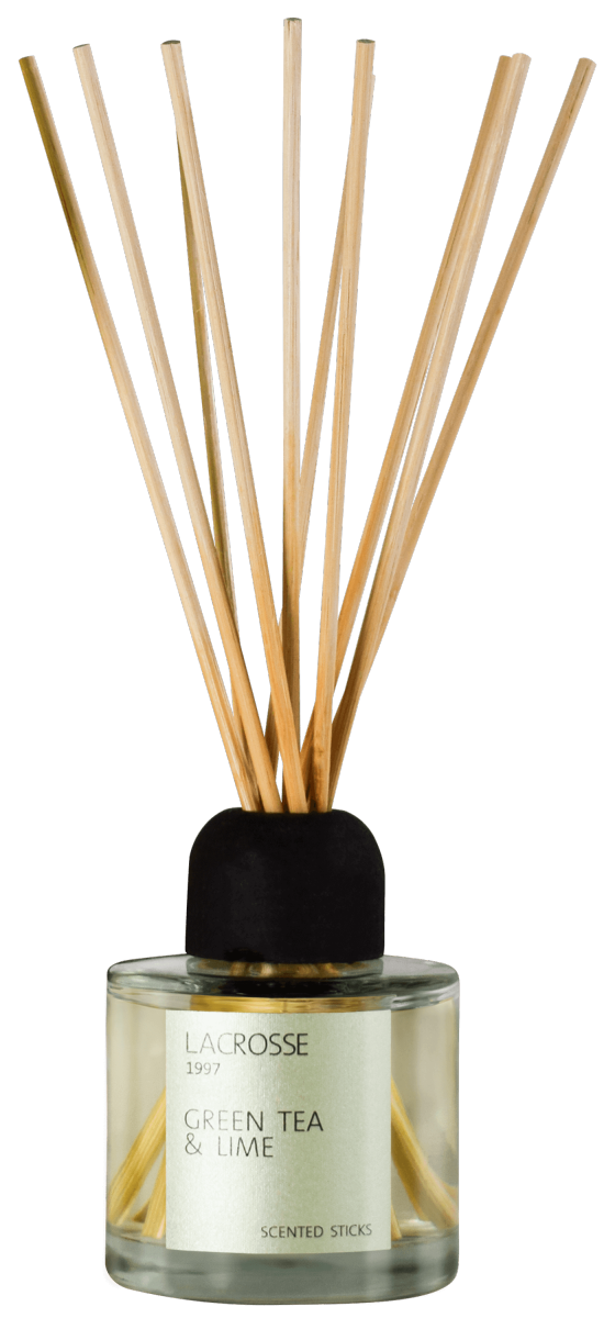 Lacrosse CLASSIC Dyfuzor Zapachowy z Patyczkami 200 ml / Zapach Zielona Herbata i Limonka 