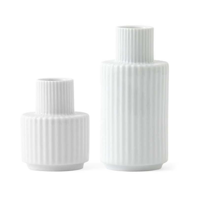 Lyngby Porcelain LYNGBY Świecznik 11 cm Biały
