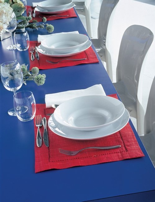 Alessi MAMI Talerz Deserowy 20 cm 4 Szt. / Biały