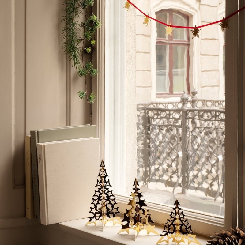 Georg Jensen CHRISTMAS Choinka Dekoracyjna 20 cm Złota