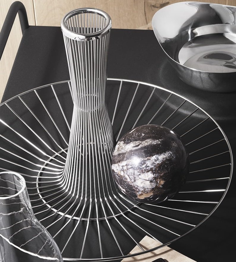 kosz na owoce Georg Jensen Barbery stalowy