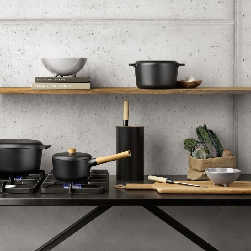 Eva Solo NORDIC KITCHEN Garnek z Pokrywką 2,5 l Czarny
