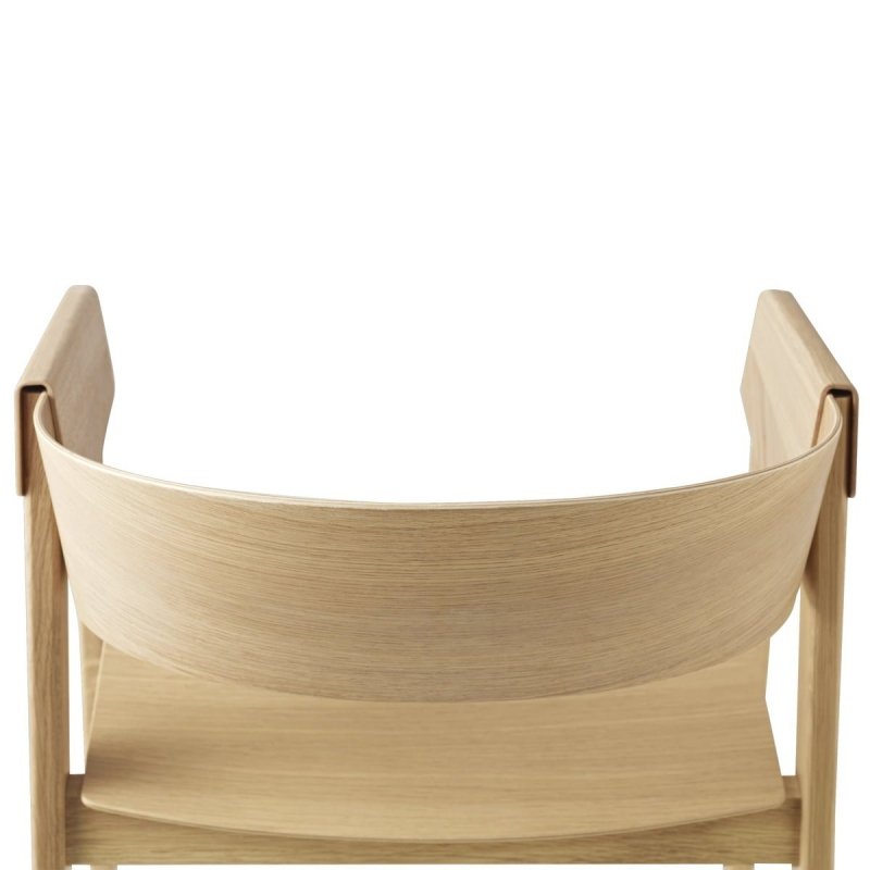 Muuto COVER Krzesło Drewniane - Szare