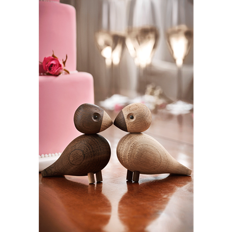 Kay Bojesen LOVEBIRDS Zakochane Ptaszki Drewniane 2 Szt. 