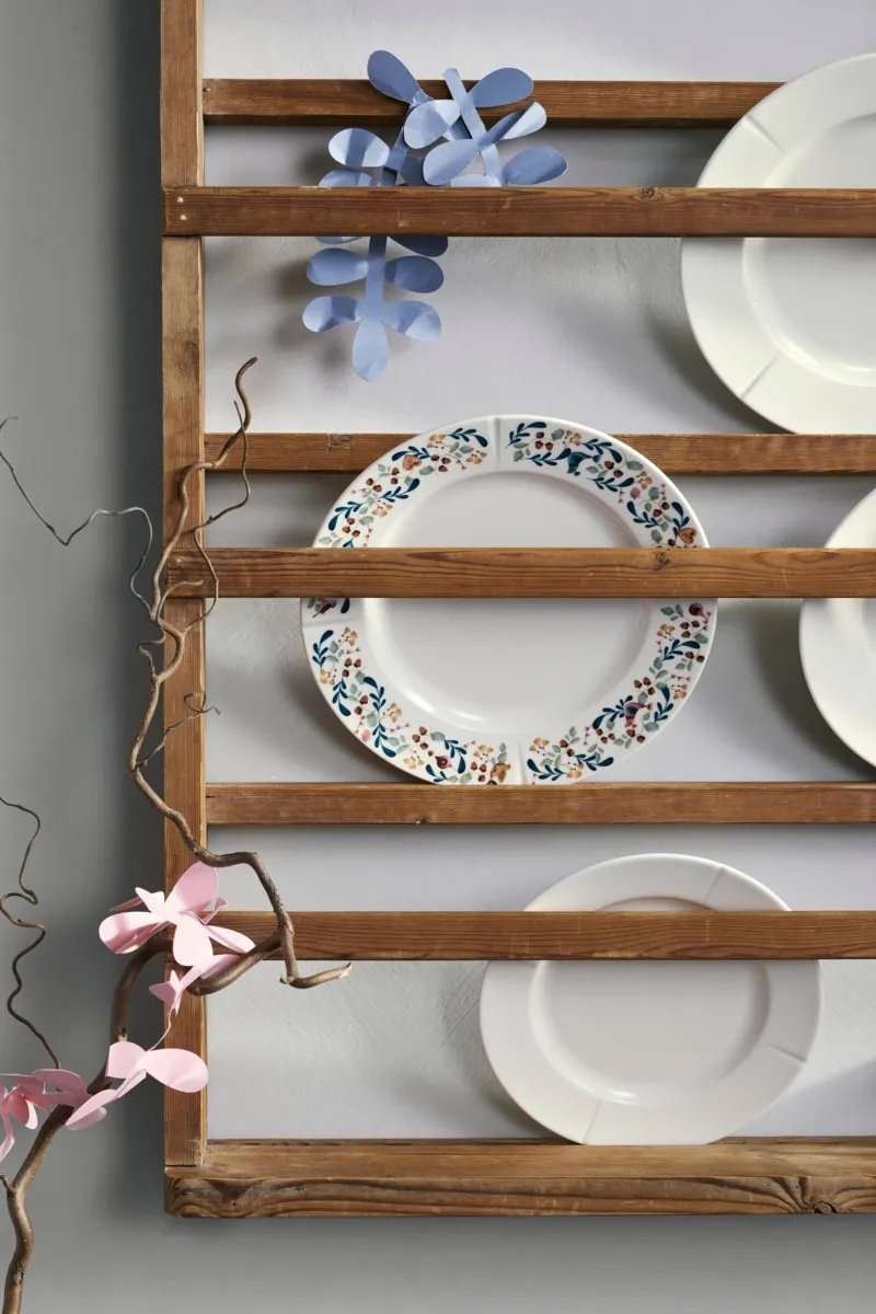 Rosendahl GRAND CRU COTTAGE Talerz Płaski 23 cm / Biały Zdobiony
