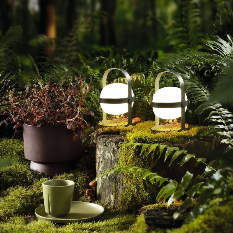 Rosendahl SOFT Lampa Solarna 18,5 cm Oliwkowa