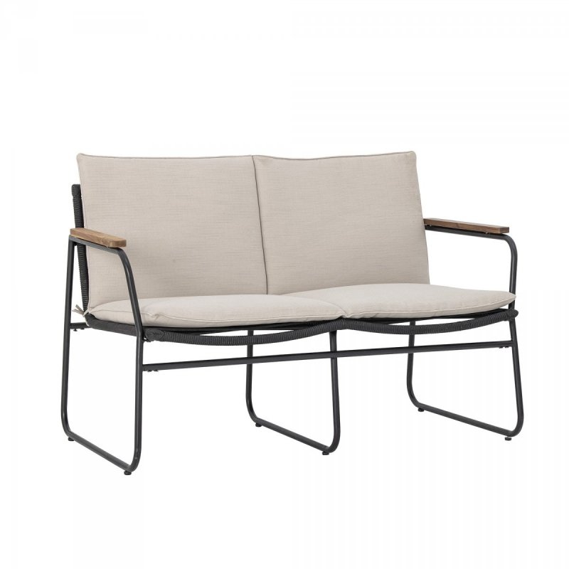 Bloomingville HAMPTON Sofa Ogrodowa / Czarna