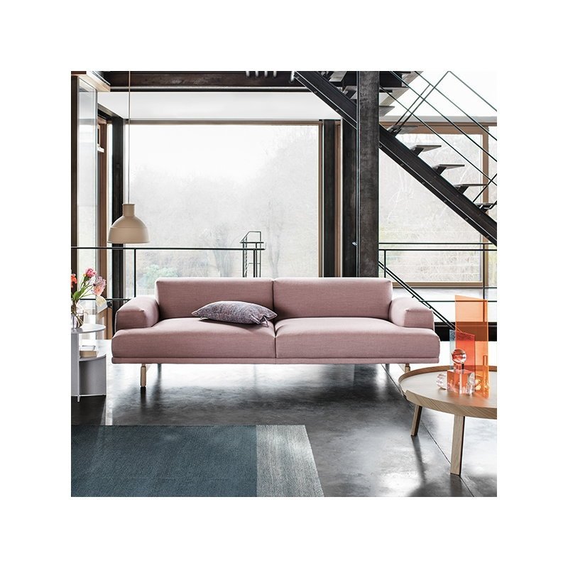 Muuto COMPOSE Sofa 2-Osobowa - Szara (Fiord 151)