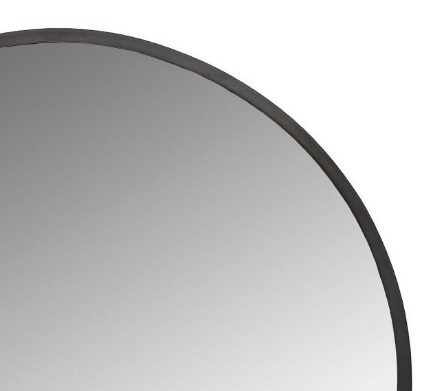 Villa Collection MIRROR Lustro Ścienne Okrągłe 60 cm Czarne
