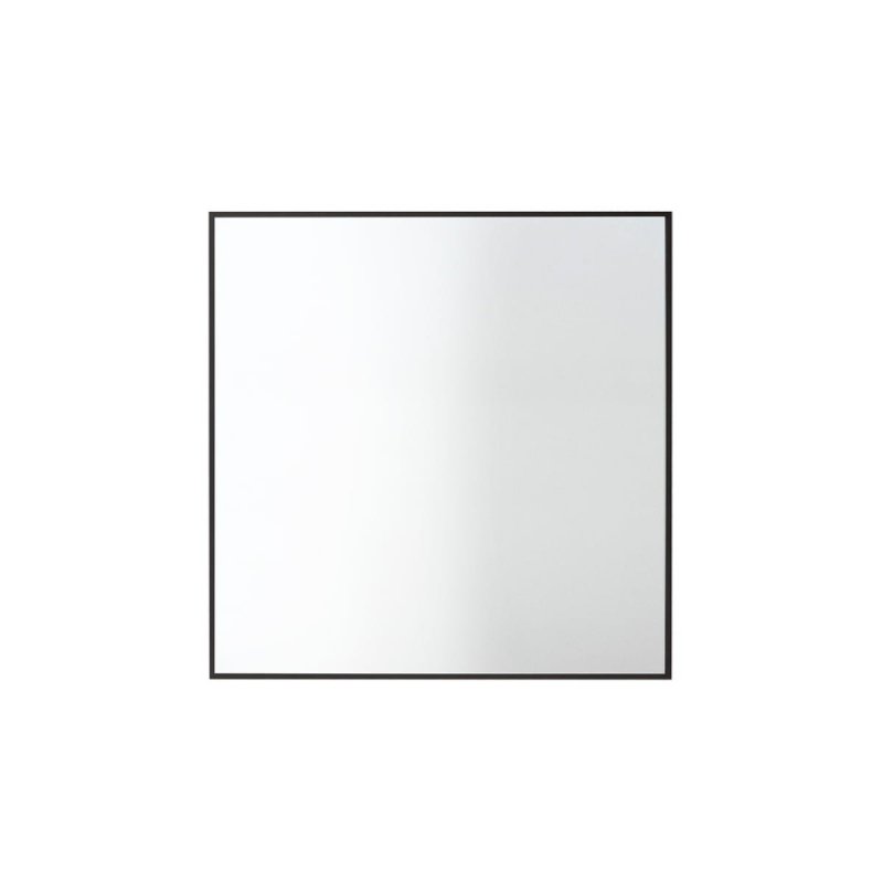 by Lassen VIEW Kwadratowe Lustro Ścienne 56 cm Czarne