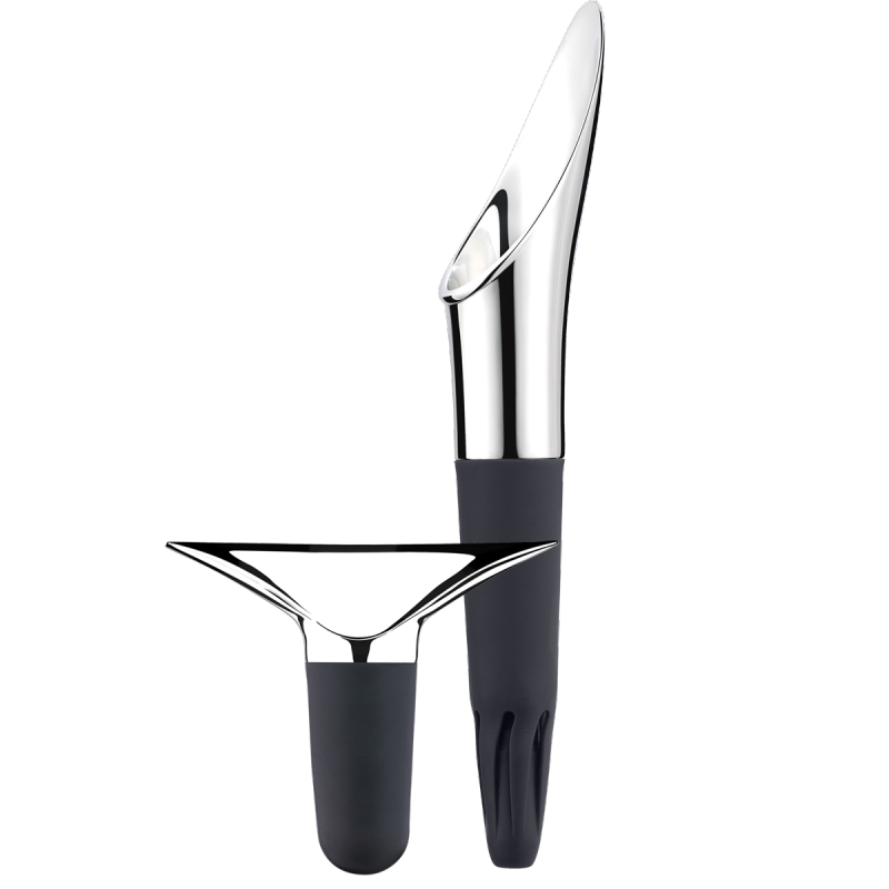 Georg Jensen WINE Nalewak i Korek do Butelki / Zestaw do Wina