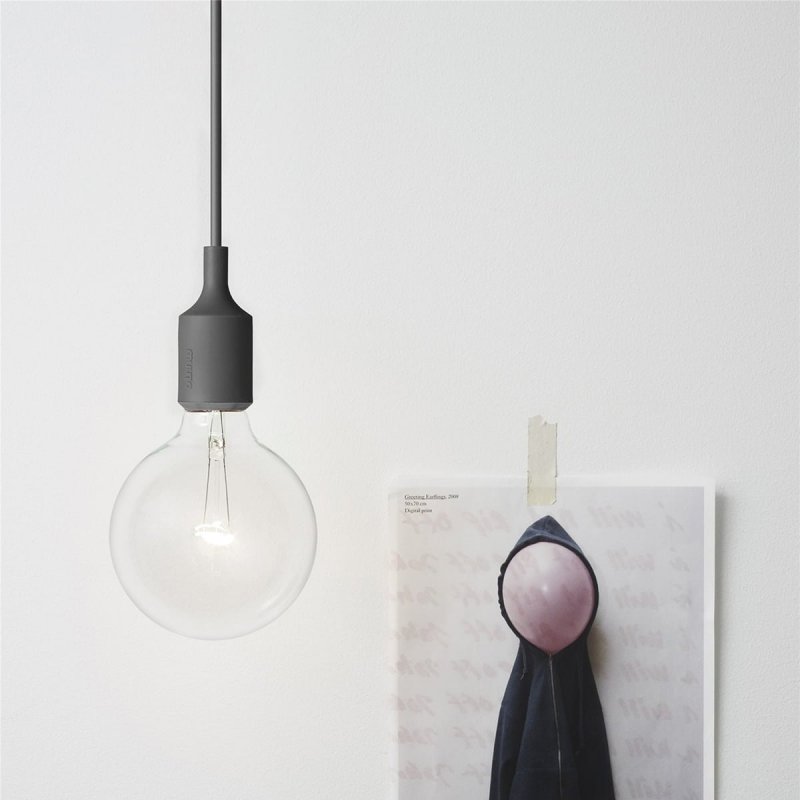 Muuto E27 Lampa Żarówka LED - Czerwona