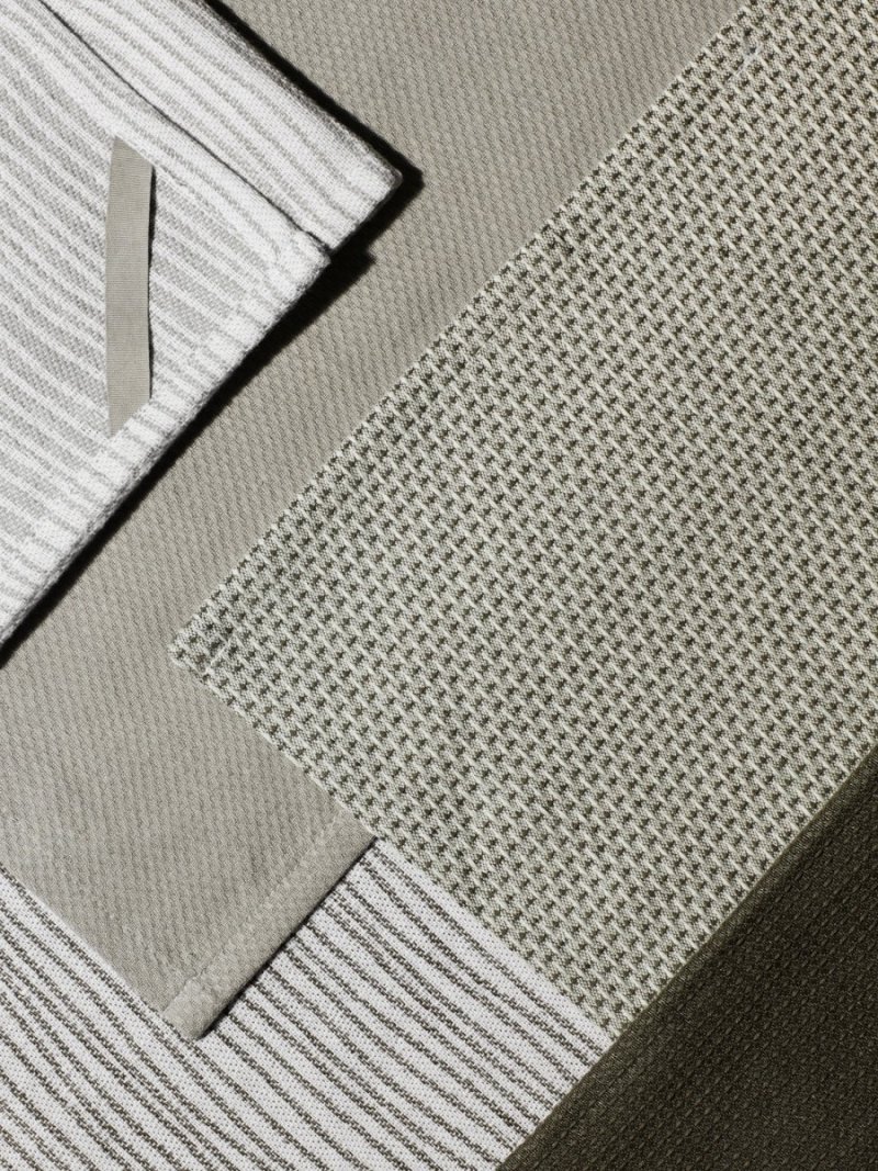 Blomus BELT Ścierka - Ręcznik Kuchenny 2 Szt. Lily White/Elephant Skin