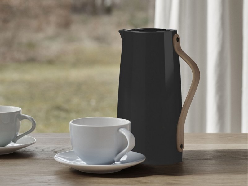 Stelton EMMA Dzbanek Termiczny - Termos do Kawy / Czarny Mat