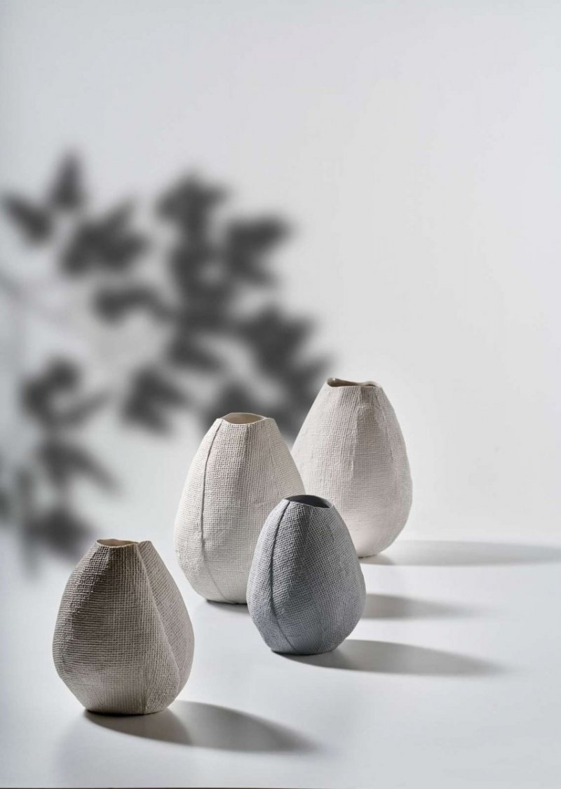 Villa Collection SCANDI Wazon do Kwiatów 19 cm Biały