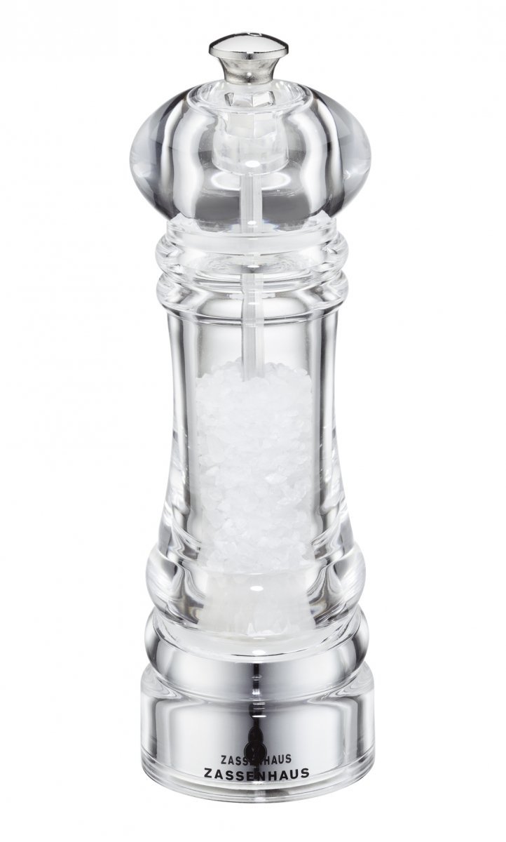 Zassenhaus BERLIN Młynek do Soli i Pieprzu - Zestaw 2 Młynków 18 cm Akryl