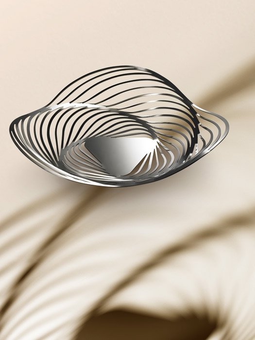 Alessi TRINITY Kosz na Owoce 26 cm - Stalowy