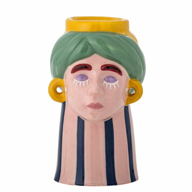 Wazon artystyczny Miss Jody w wielobarwnej kolorystyce