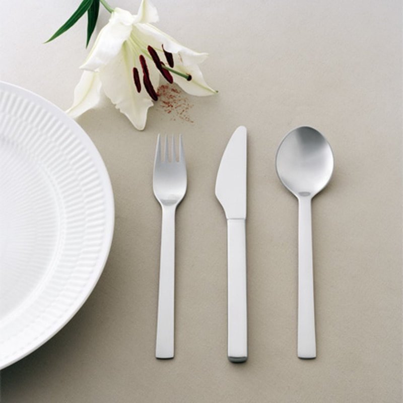 Georg Jensen NEW YORK Zestaw Sztućców 24 El. / Srebrne Matowe
