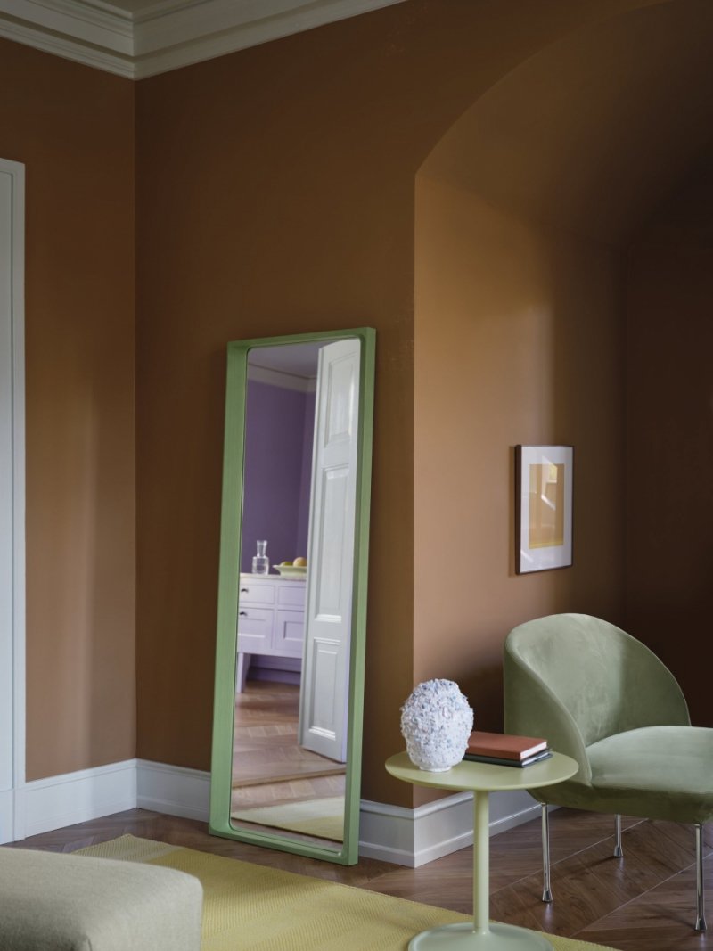 Muuto ARCED Lustro Ścienne 170 cm / Liliowe