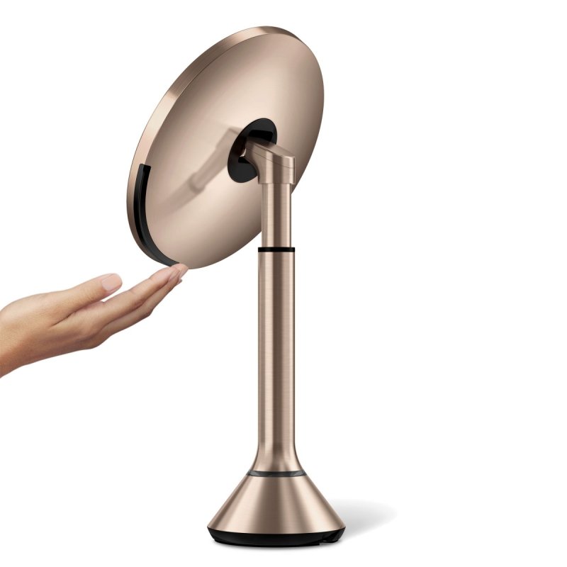 simplehuman SENSOR Lustro Kosmetyczne do Makijażu - Powiększające, z Podświetleniem / Różowe Złoto