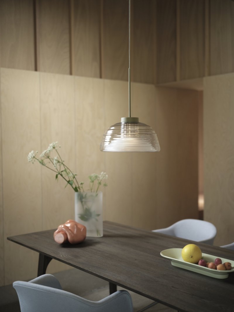 Muuto RIDGE Szklany Wazon do Kwiatów 16,5 cm / Taupe