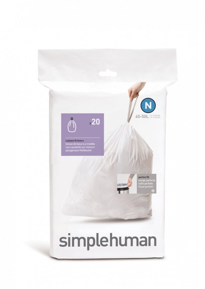 Simple Human N Worki do Śmieci 45 l - 20 Szt.
