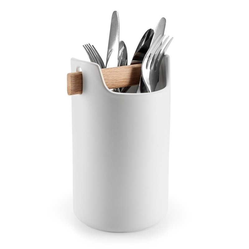 Eva Solo TOOLBOX Pojemnik na Akcesoria Kuchenne - Wielofunkcyjny Wysoki - Biały