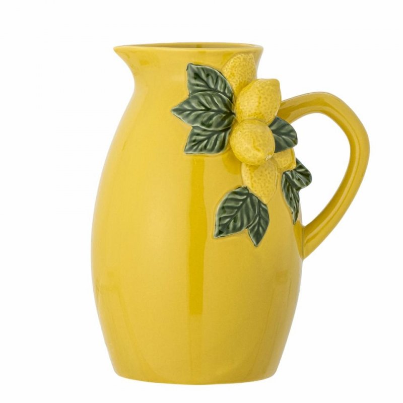 Bloomingville LIMONE Ceramiczny Dzbanek 1,6 l Cytryny / Żółty