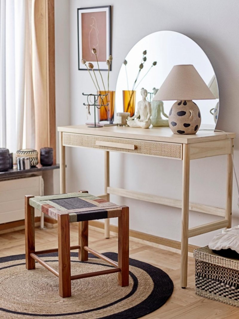 Bloomingville SABEL Zestaw 3 Koszy do Przechowywania z Trawy Morskiej / Czarny