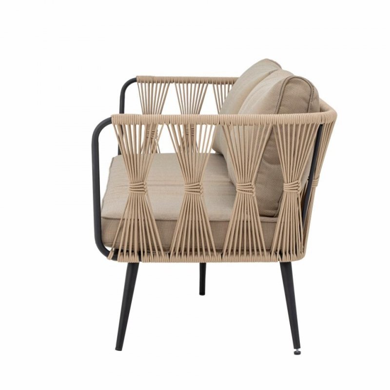 Bloomingville PAVONE Sofa Ogrodowa / Brązowa