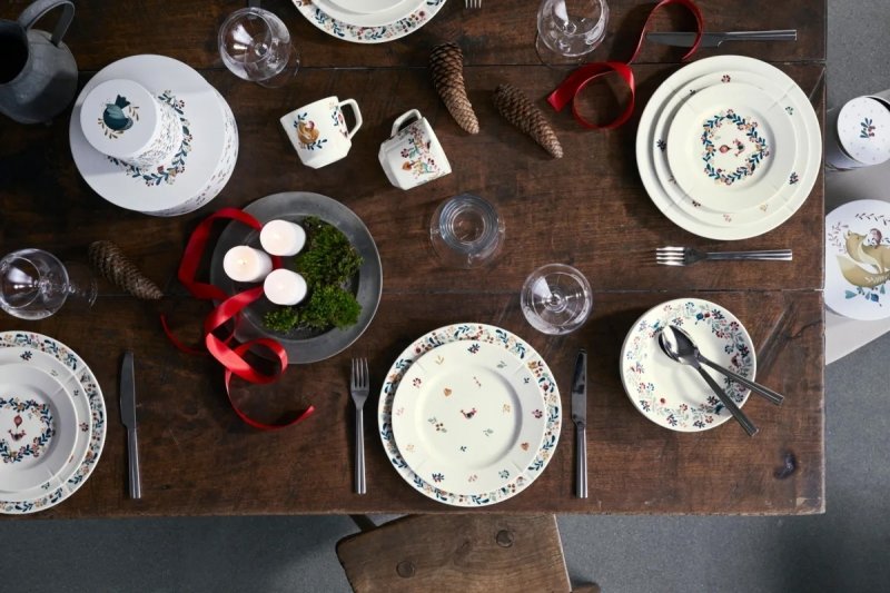 Rosendahl GRAND CRU COTTAGE Talerz Obiadowy 27 cm / Biały Zdobiony