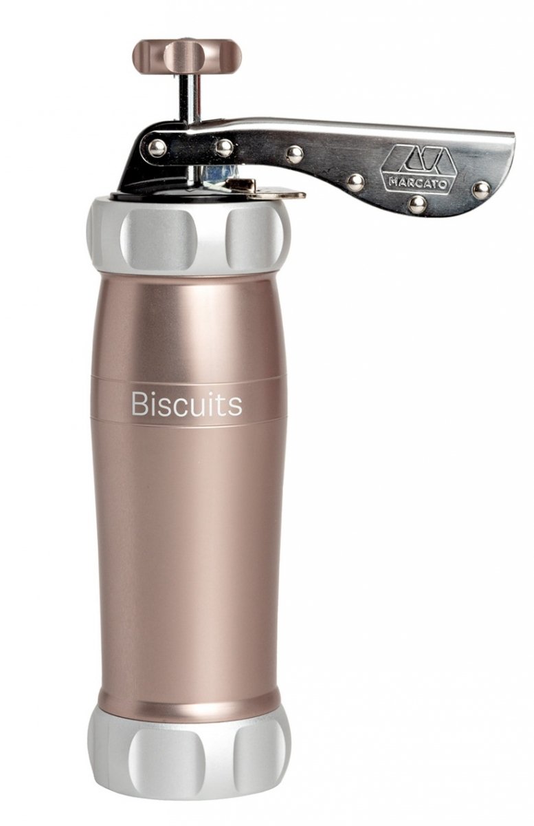 Marcato DESIGN LINE Ręczna Maszynka do Wyciskania Ciastek / Różowa