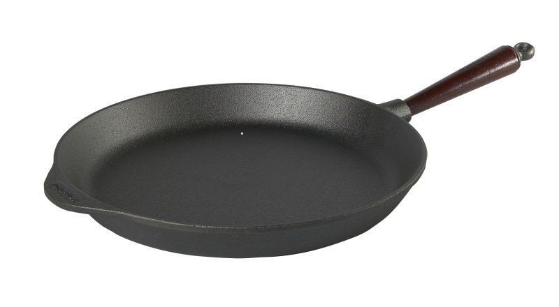 Skeppshult Natural Selection - Patelnia Żeliwna 36 cm - Drewniana Rączka