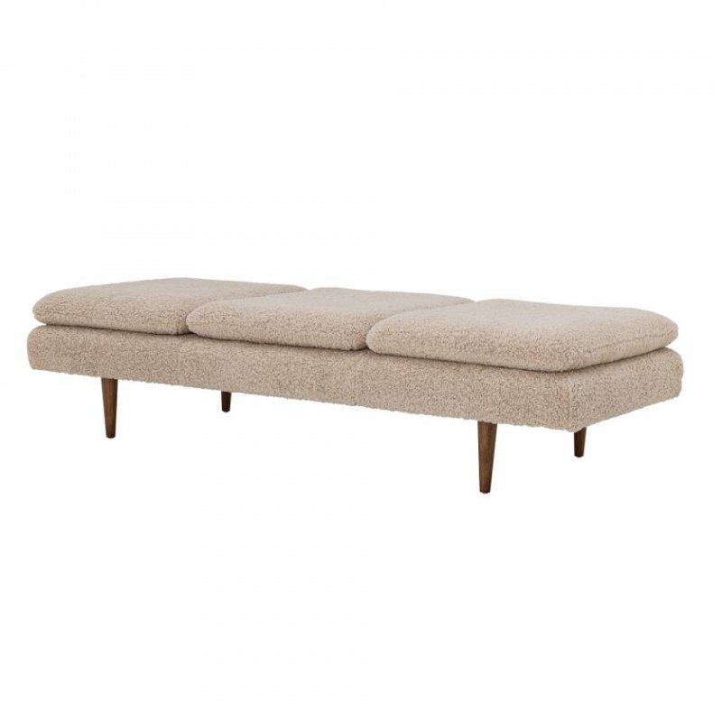 Bloomingville PIONE Leżanka w Tkaninie Boucle / Beżowa