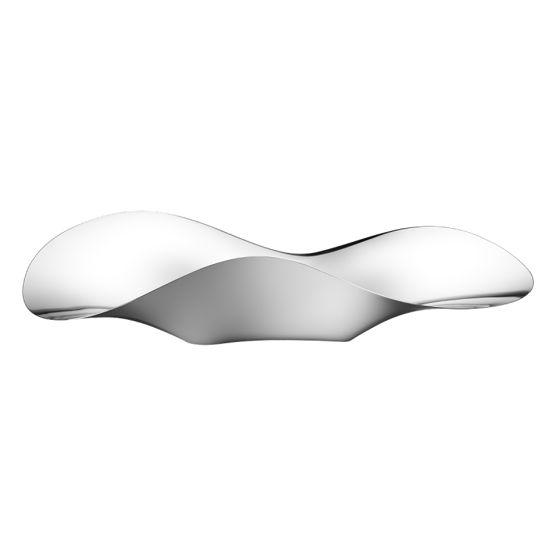 Georg Jensen INDULGENCE Stalowa Misa do Serwowania Ostryg