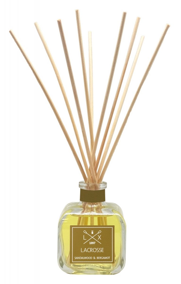 Lacrosse CLASSIC Dyfuzor Zapachowy z Patyczkami 200 ml / Zapach Drzewo Sandałowe i Bergamotka