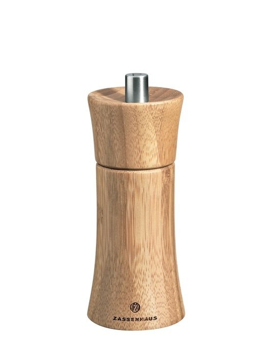 Zassenhaus FRANKFURT Drewniany Młynek do Soli 14 cm Bambusowy