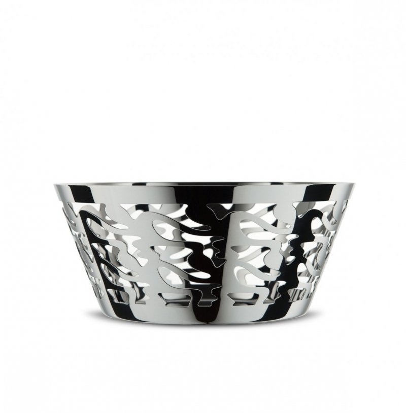 Alessi ETHNO Stalowy Kosz - Misa na Owoce 20 cm