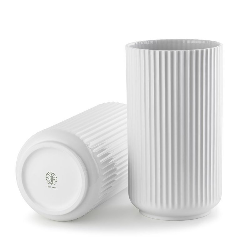 Lyngby Porcelain LYNGBY Wazon do Kwiatów 31 cm Biały