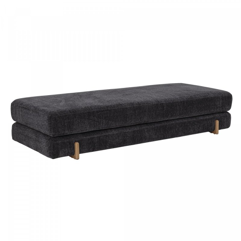 Bloomingville GROOVE Sofa Rozkładana z Funkcją Spania / Ciemnoszara