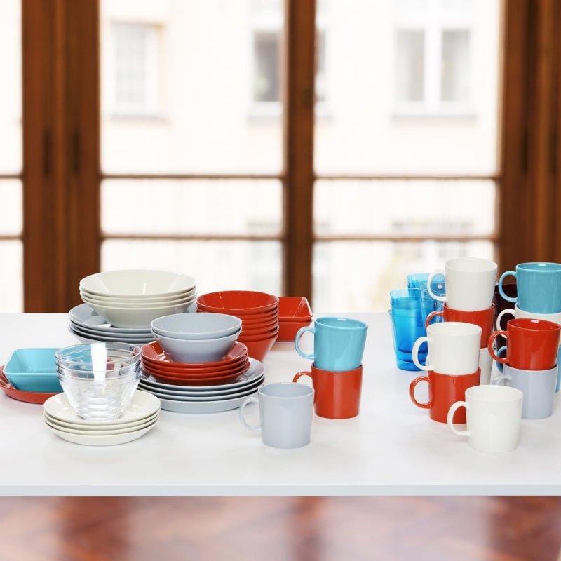 Iittala TEEMA Talerz Płaski 26 cm / Szary