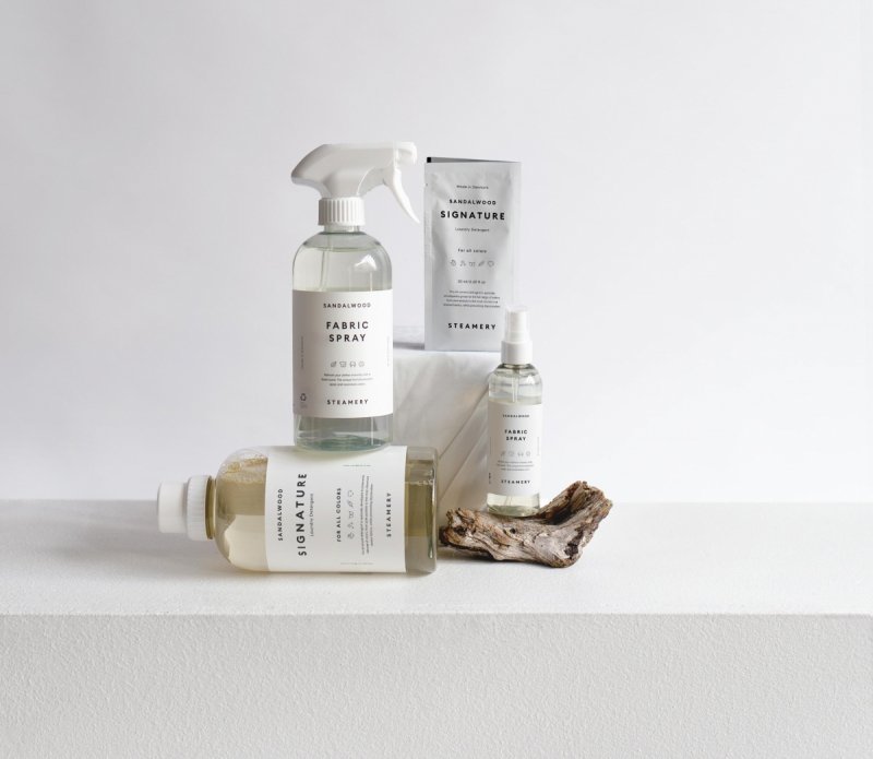 Steamery HOME Zapachowy Spray - Odświeżacz do Tkanin 500 ml / Drzewo Sandałowe