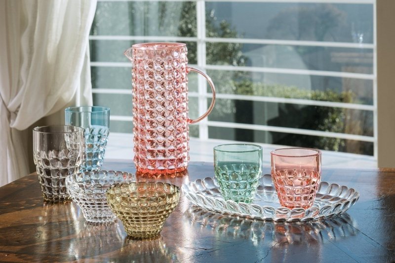 Guzzini TIFFANY Szklanka z Tworzywa 350 ml / Szara