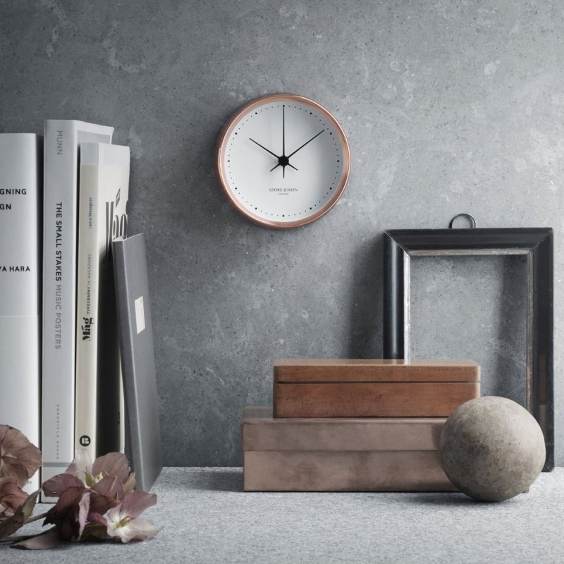 Georg Jensen KOPPEL Zegar Ścienny 30 cm Czarny