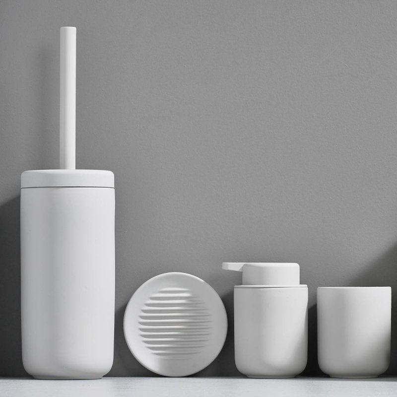 ZONE Denmark UME Mydelniczka Okrągła - Jasnoszara Soft Grey