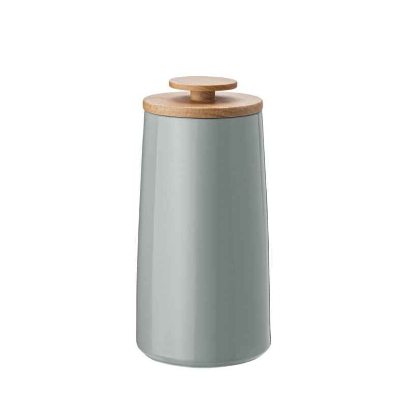 Stelton EMMA Ceramiczny Pojemnik do Kawy lub Herbaty 300 g / Jasnoszary