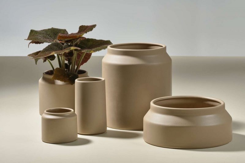 Villa Collection NATURE Doniczka do Kwiatów 12 cm Piaskowa